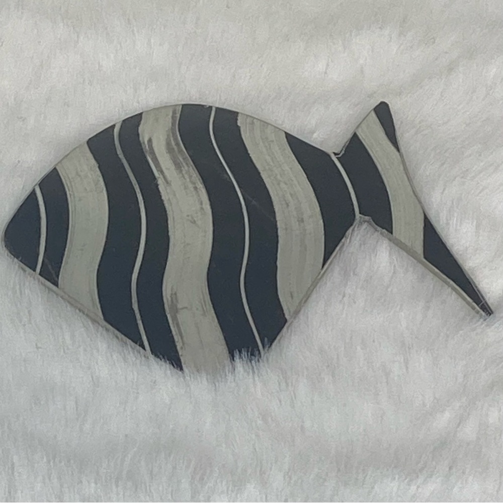 JORGEN JENSEN PEWTER FISH PIN